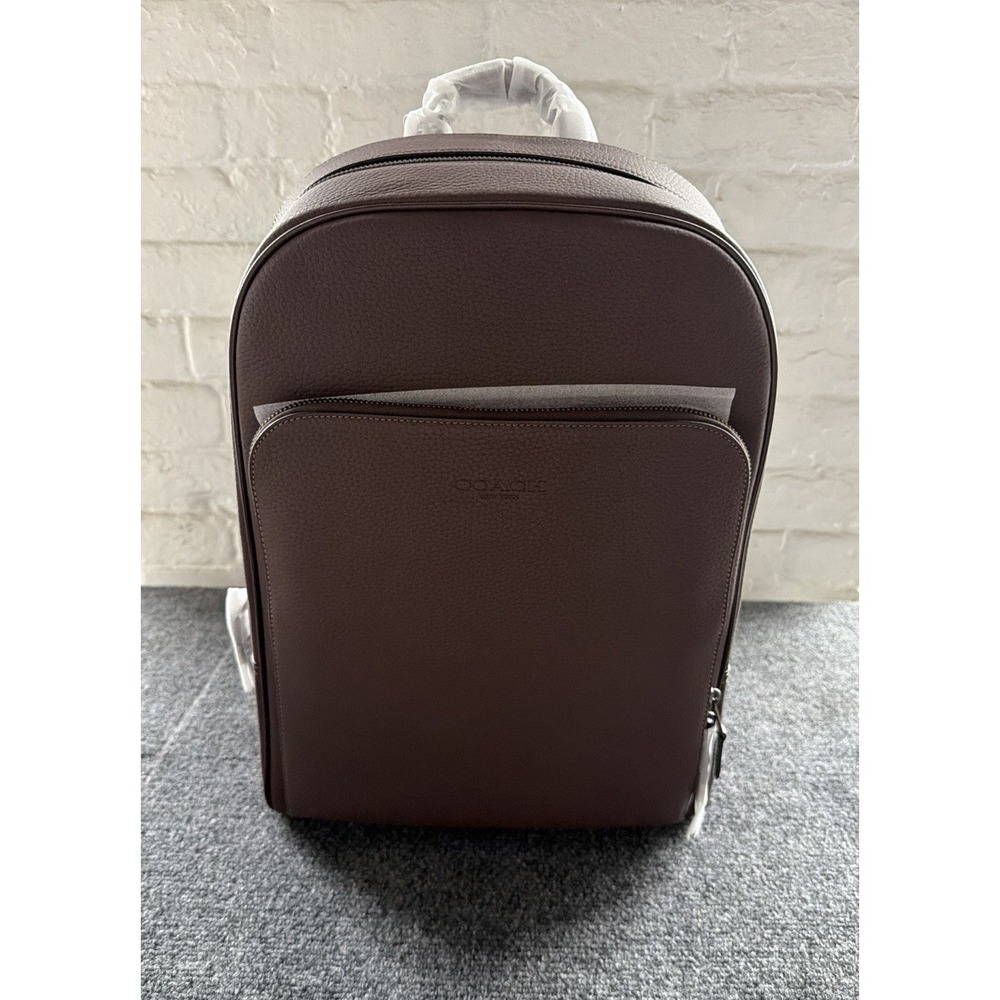 Coach Gotham Backpack  Pebble Leather Color Maple Style CR760 BRAND NEW W TAGS